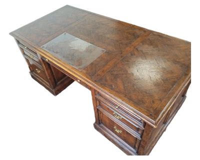 Custom New English Walnut Guy Chaddock Executive Desk