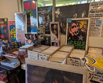 BIG GARAGE SALE! LPs Comics, Graphic Novels, Action Figures, LPs, Video Games