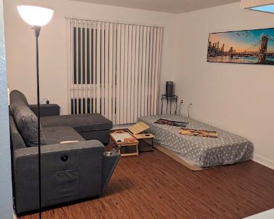 Available on: now. Furnished. Parking available * Internet included. Nice and peaceful. Ideal for people visiting San Jose for a short duration. Close to downtown.. Rent $1,500 per month Bills Included Security deposit $300 Property type Apartment Room furnishing Furnished Available on Now. I am the only other person living in the apartment. I have my own separate room.