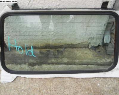 Cabriolet Convertible Rear Window Glass Frame