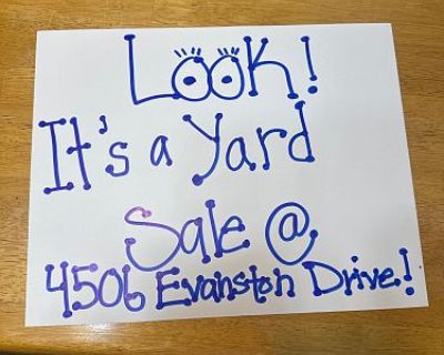 Family yard sale