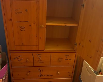 Kids dresser marked up but can be refinished