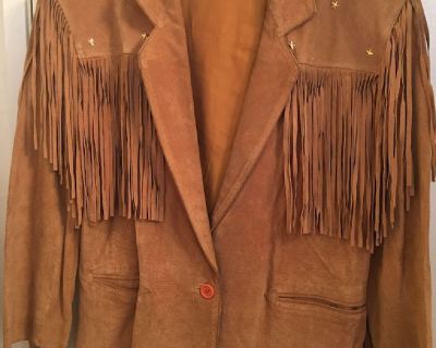 Ladies Suede Cowboy Jacket