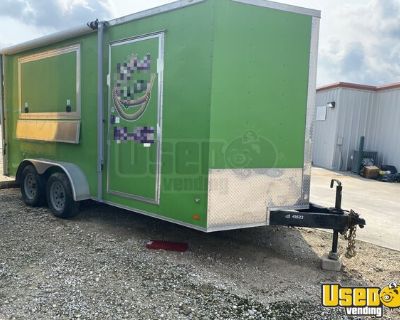 LIKE NEW 2018 - 7' x 16' Shaved Ice Concession Trailer | Snowball Trailer