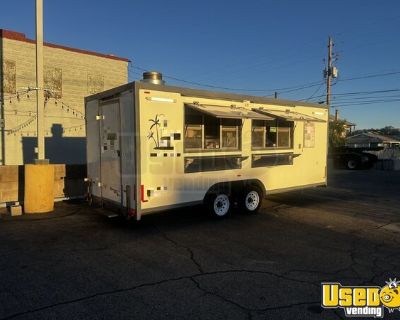 2023 8' x 20' Kitchen Food Concessiom Trailer with All NSF Equipment