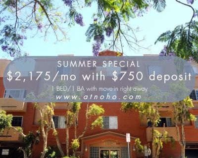 Charming, Beautiful 1 BED/1 BA Jewel in NoHo Arts
