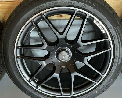 2021 Mercedes Benz G63 AMG 22 Wheels / Rims + Pirelli scorpion tires + TPMS + Caps -