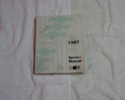 1987 Chevy Nova Service Manual