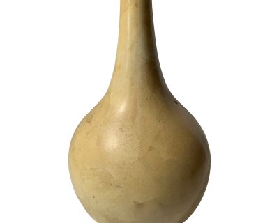 1970s Stoneware Beige Vase