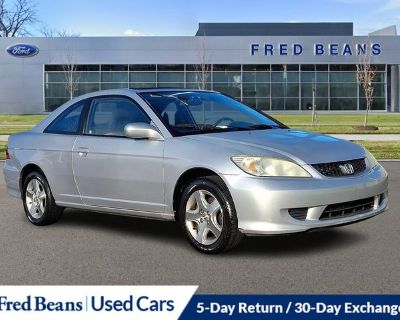 Recent Arrival! 2005 Honda Civic EX 1.7L I4 SOHC 16V VTEC 5-Speed Manual with Overdrive 2D Coupe Satin Silver Metallic Local Trade, Free First Oil Change, Auto Reward Program, Civic EX, 2D Coupe, 1.7L I4 SOHC 16V VTEC, 5-Speed Manual with Overdrive, FWD, Satin Silver Metallic, Gray w/Cloth Seat Trim. 32/37 City/Highway MPG Odometer is 63582 miles below market average! For better peace of mind a...