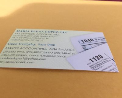 WE PROVIDE
TAX PREPERATION
•    INDIVIDUAL RETURNS
•    RENTALS
•    C or S CORPORATIONS
•    LLC AND SELF EMPLOYEED
•    PARTNERSHIPS
•    OUT OF STATE RETURNS
•    PART YEAR RESIDENCE
•    AMENDED TAX PREPARATION
•    IRS E-FILE AND ALL STATES
•    IRS CERTIFIED ACCEPTED AGENT ITIN NUMBER W-7
•    NOTARY SIGNING AGENT AND NOTARY PUBLIC
•    TRANSLATION
•    FAX SERVICES
General Contractor in ...