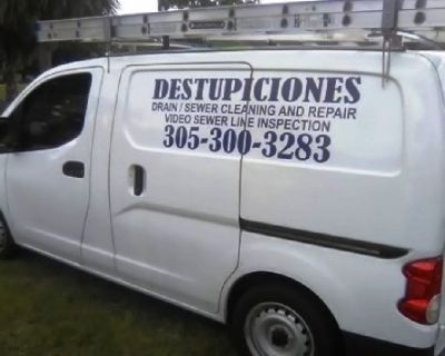 SOUTH MIAMI  DESTUPICIONES, DRAIN CLEANING, 305 300 3283