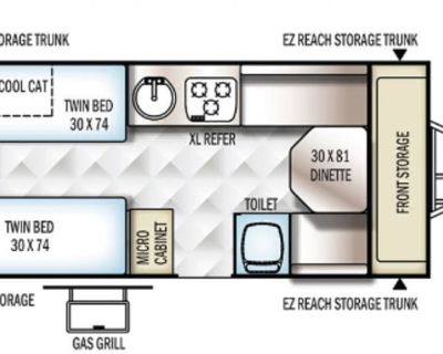 2017 Forest River Rockwood Hard Side High Wal A213HW