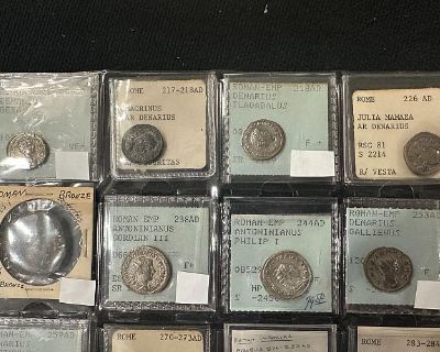 HUGE ESTATE SALE OF LATE OWNER'S LARGE COLLECTION COINS, STAMPS, JEWELRY, TOYS!