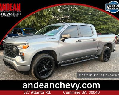 1 previous owner(s). Mileage: 0. Pickup Truck. Fuel Type: Gas. CARFAX One-Owner. Clean CARFAX. Check out the 2024 Chevrolet Silverado 1500 Custom, just arrived at Andean Chevy and ready to deliver bold style, dependable strength, and modern features for every drive! 10-Way Power Driver Seat w/Lumbar, 120-Volt Bed Mounted Power Outlet, 120-Volt Interior Power Outlet, 3.5 Monochromatic Display Dr...