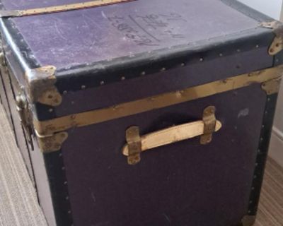 Purple Steamer Trunk