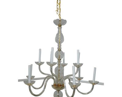 Crystal 12 Arm Traditional Chandelier