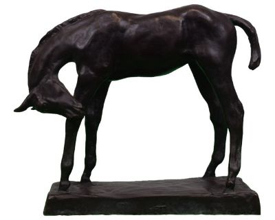 Charles Cary Rumsey Colt Scratching Bronze Sculpture
