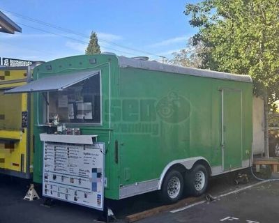 Well Equipped 2008 8' x 16' Kitchen Food Concession Trailer