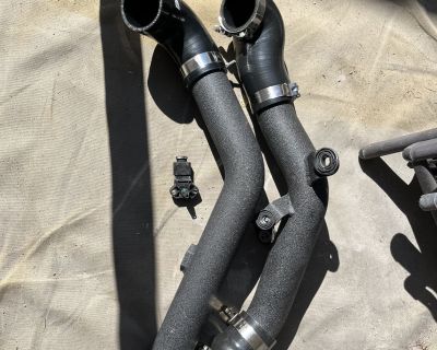 ECS high flow intercooler pipes and turbo muffler delete