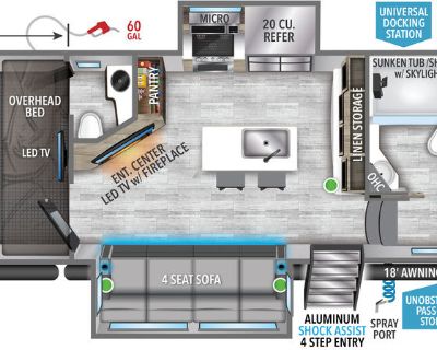 2024 Grand Design Momentum M-Class 381MS