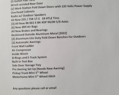 36ft. ALuminum Motorsports 3 Cars Stacker