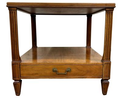 Vintage Baker Furniture Italian Provincial Style Side Table End Table Nightstand