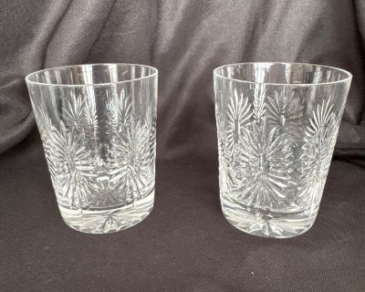 2 Waterford Crystal Double Old Fashioned