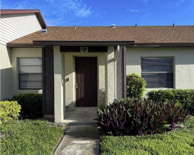 Indrio Road. Beautifully 2 bed, 2 bath condo in a gated community with a pool, clubhouse, and landscaped common areas. The unit was recently repainted and features newer carpet and flooring throughout. The master bathroom has been recently renovated, and the guest bathroom updated as well. Carpet has been freshly shampooed and deodorized and tiles regrouted throughout the unit. Enjoy the conven...