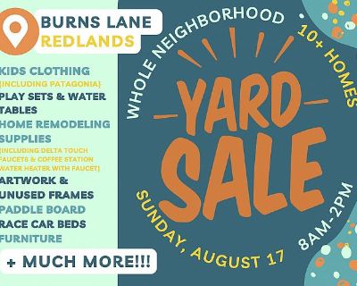 Huge Neighborhood Yard Sale--10+ households!