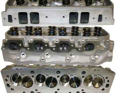 . *** ALL PRICING IS FOR A "PAIR" of BB CHEV HEADS--ASSEMBLED, Ready to Bolt On ---MADE in the USA ! >>ALSO ASK ABOUT OUR "LAYAWAY PLAN" *** SALES PROMO on "BRODIX" BB CHEV ALUMINUM HEADS--"DRAGON SLAYER" Series ..RECT PORTS--CHOICE of 320cc or 365cc.--ALL FULLY MACHINED with 119cc Open Chamber Combustion chambers. 320cc Heads Feature 2.250/1.88 Stainless Steel Valves & 365cc Heads Feature 2.30...