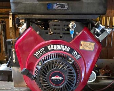 Vangaurd 18hp v-twin engine. Had in storage for a project and decided not to use i