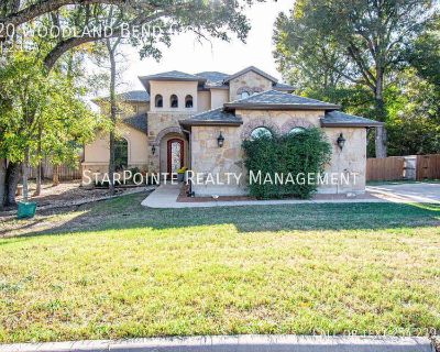 1020 Woodland Bend Cir. Ask us how we can reduce your move-in costs with our Fee in Lieu of Security Deposit Program!! Step into this beautifully crafted home featuring concrete-stained floors that flow seamlessly throughout. The main family room offers a warm and inviting atmosphere with its high ceilings and cozy fireplace. The kitchen is designed to impress, equipped with recessed lighting, ...