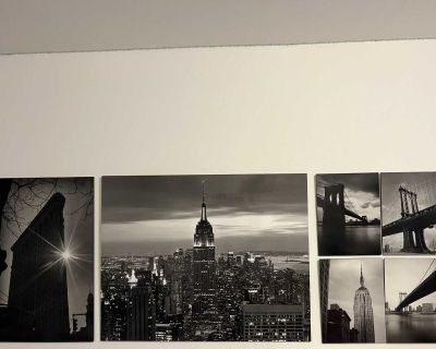 New York City skyline artwork