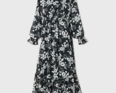 Black & White Maternity Dress