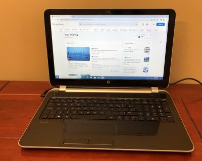 HP laptop with Windows 10 and Office Amd processor 4 core (AMD A-series A8-5545M) Installed memory 6.00 GB Brand new SSD 250 GB Hard drive