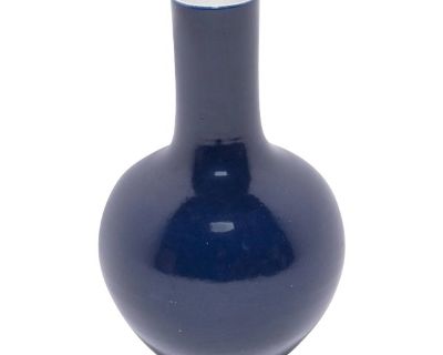 Cobalt Bottleneck Vase