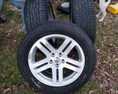 Dodge wheels&tires, 80% Tread 235-55-18 $400.