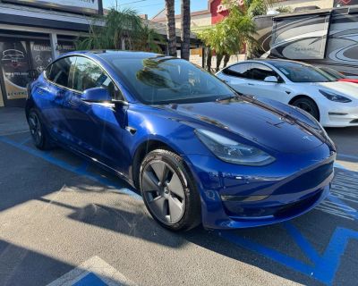 Mileage: 22,323. Year: 2023. Make: Tesla. Model: Model 3. Trim: Standard Sedan 4D. Single-Speed Fixed Gear transmission. Exterior: Blue. Interior: Black. Interior: Side Air Bags, Alloy Wheels, Alarm System, Hill Start Assist, Power Door Locks, Side View Camera, Power Windows, Dual Air Bags, Navigation System, F&R Head Curtain Air Bags, Keyless Entry, Premium Sound, Remote Trunk Release, Enhance...
