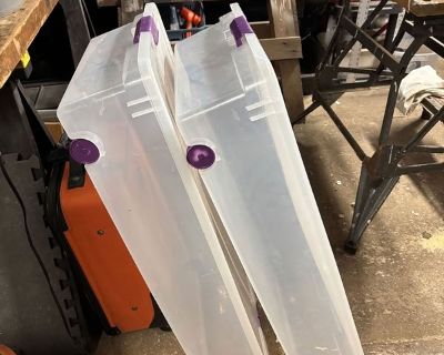 Under bed storage units