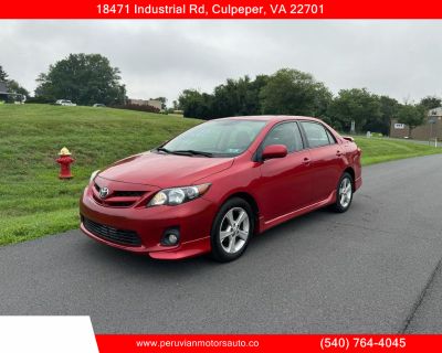 2011 Toyota Corolla S Sedan 4D