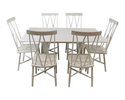 Gat Creek Landing Table with 6 Addison Chairs - Set of 7