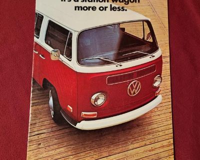 1972 Type 2 Bus Camper Kombi Brochure