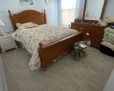 Available on: now. Furnished. Pet friendly. Parking available * Internet included * Cat friendly * Dog friendly. 2 bedroom 2 bath home. One bedroom has a private bathroom and the other has one right next to the bedroom not connected. Furnished bedroom. One bedroom has a rather large walk-in closet large kitchen small back yard and sitting room off the back of the house. All utilities included.....