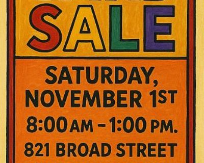 November 1st Yard Sale