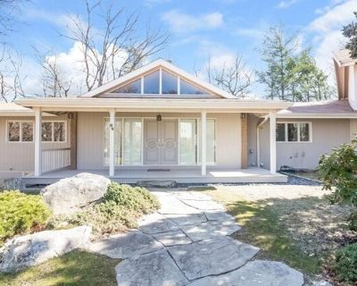 69 Crestwood Rd. This immaculate modern home sits atop historic West Newton Hill. It features 5 bedrooms, 3 full bathrooms, and 2 half bathrooms. The living and dining rooms boast cathedral ceilings and abundant natural light. The property includes beautifully landscaped grounds with a serene Zen garden. A 10-month lease through June 2026 is preferred.. 4 Bedroom. 3.5 Bathroom. 3330 ft