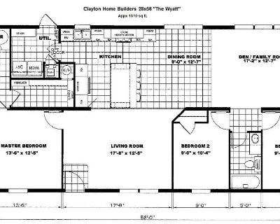 3 bedroom western style manufactured home , apply now