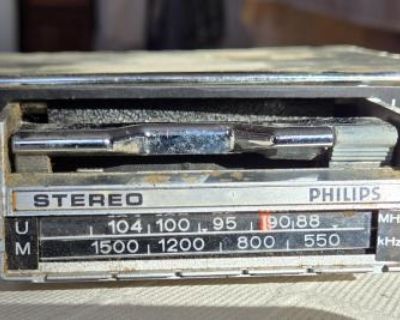 Phillips AM/FM cassete - untested