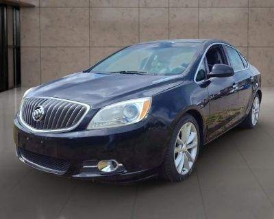 Mileage: 78,751. Year: 2012. Make: Buick. Model: Verano. Trim: Leather Sedan 4D. Auto 6-Spd OD & Shft Ctrl transmission. Exterior: Black. Interior: Black. Interior: Bluetooth Wireless, CD/MP3 (Single Disc), AM/FM Stereo, Power Windows, OnStar, Air Conditioning, Power Steering, Moon Roof, Rear Spoiler, Fog Lights, Leather, F&R Head Curtain Air Bags, Daytime Running Lights, Tilt & Telescoping Whe...