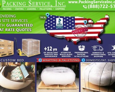 Packing Service, Inc. Shipping Services and Palletizing Boxes - Portland, Oregon